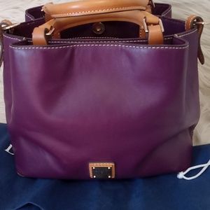 Dooney Wexford leather small Brenna satchel purse